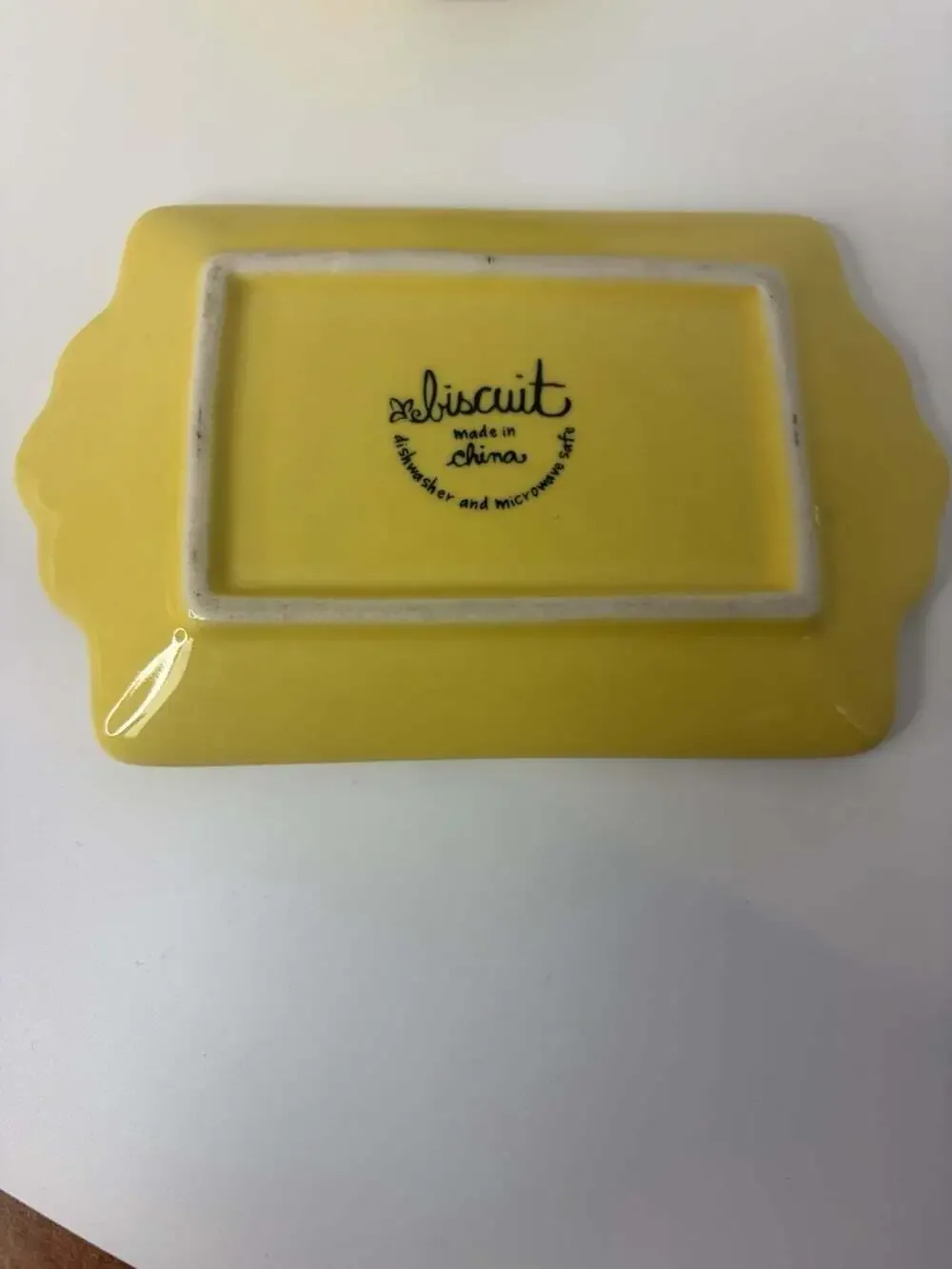 Biscuit Half Stick Butter Dish, Yellow Microwave And Dishwasher Safe